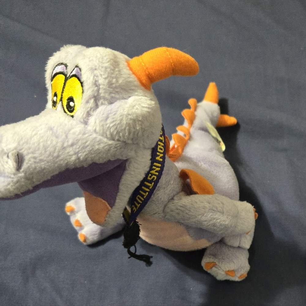 Walt Disney World Epcot Figment Imagination Institute Plush Vintage No Lanyard